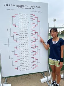 RSK全国選抜ジュニアテニス大会 準々決勝結果