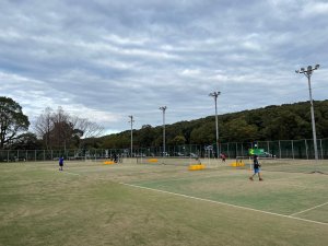 今日はジュニアの大会、アクエリアスカップ！