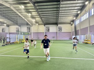 子どもたちのレッスンでは🏃🎾